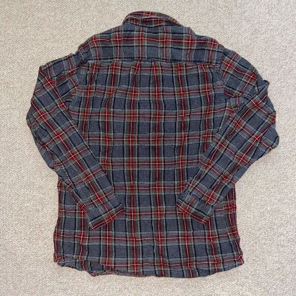 L.L. Bean Plaid Traditional Fit Long Sleeve Button Down Men's Medium Tall - Picture 2 of 3